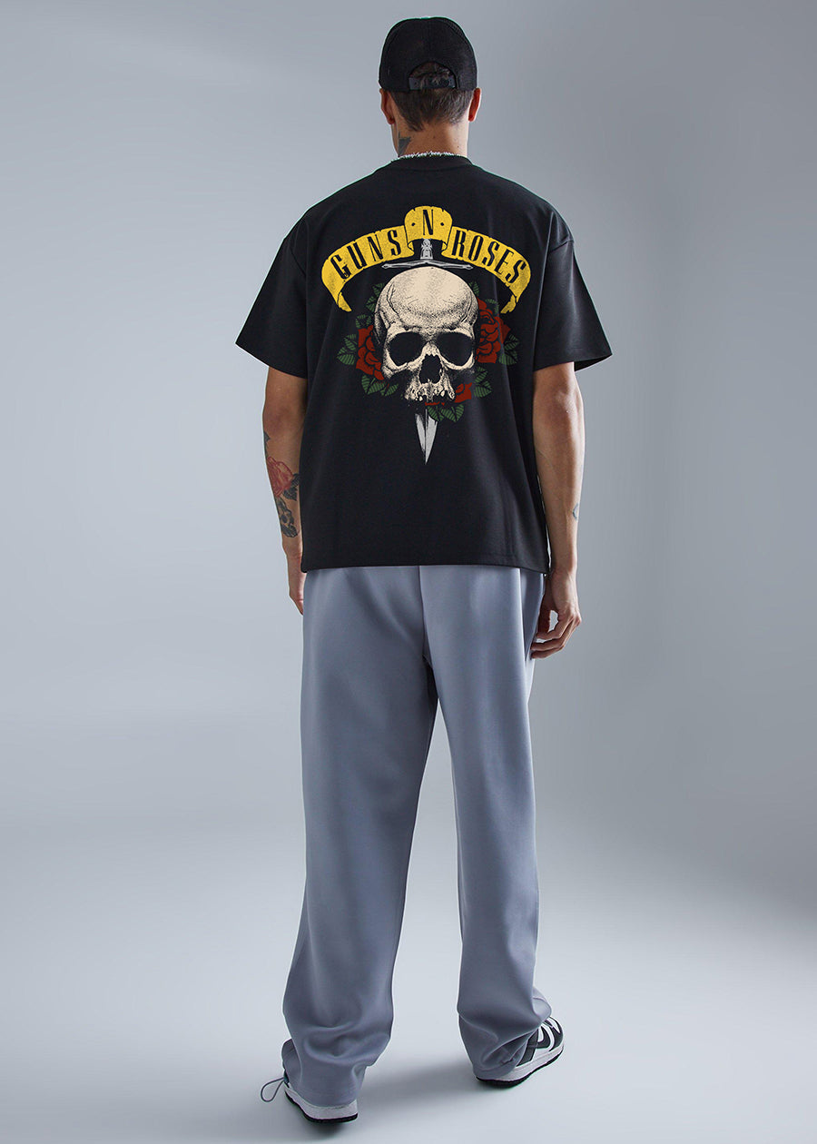 Guns N Roses Men Oversized Printed T-Shirt