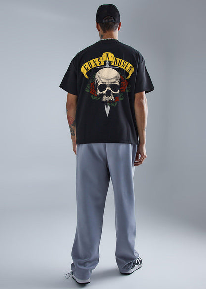 Guns N Roses Men Oversized Printed T-Shirt